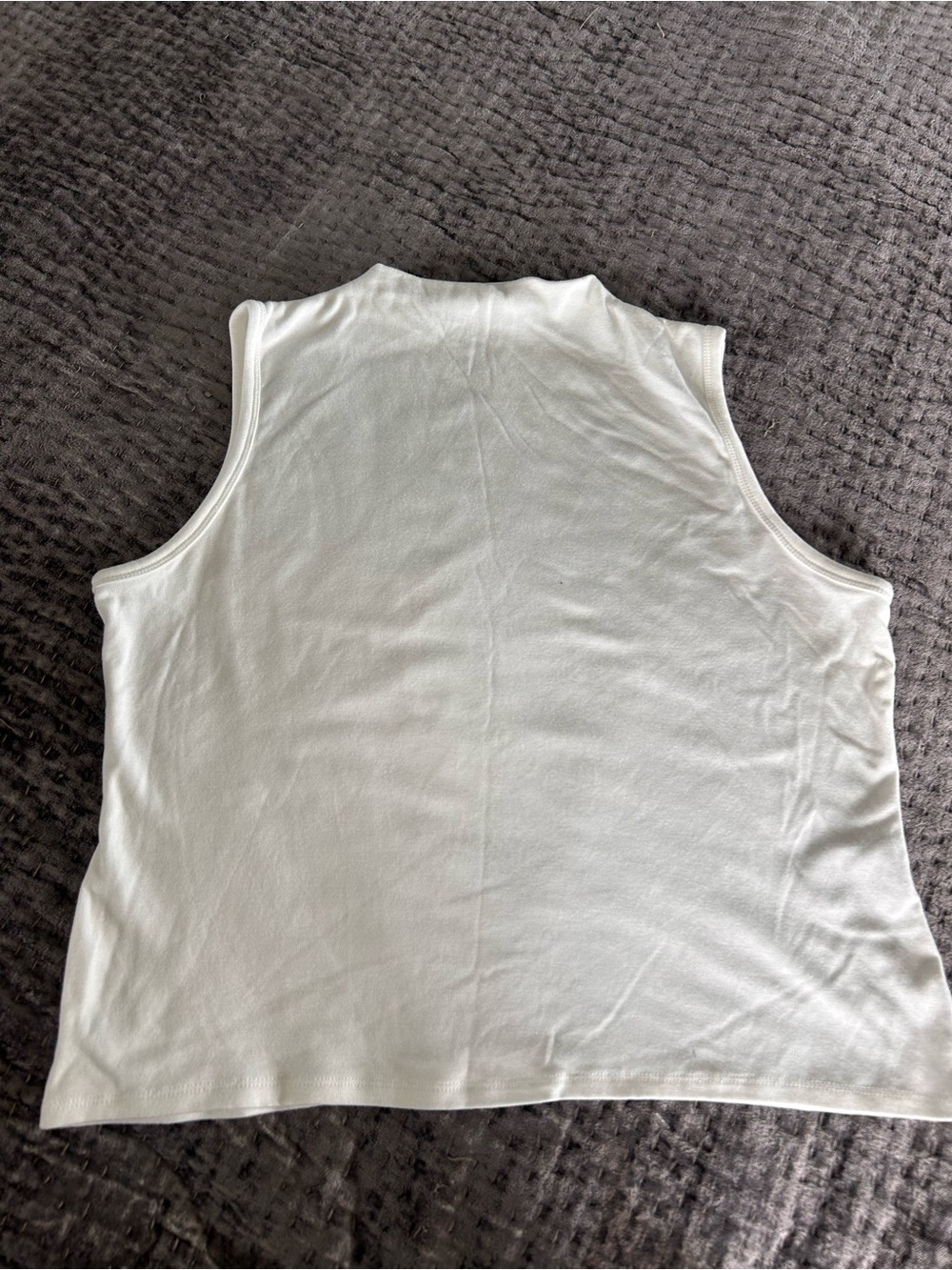 Cyrus Off-White Sleeveless Tank Top
